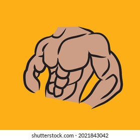 muscle logo for finess business