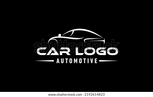 Muscle logo. Service car repair, car\
restoration and car club design elements.\

