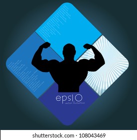 Hombre muscular