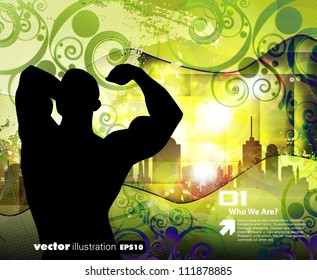 Hombre muscular