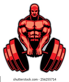 muscle man bodybuilder