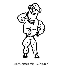 Muskelmännkartoon