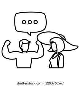 muscle man design