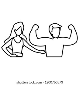 muscle man design