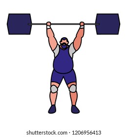 muscle man design