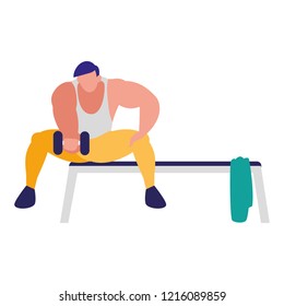 muscle man design