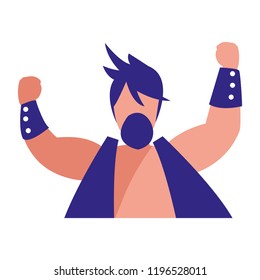 muscle man icon