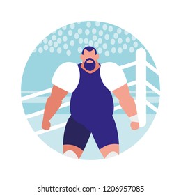 muscle man icon