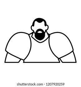 muscle man icon