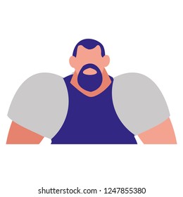 muscle man icon