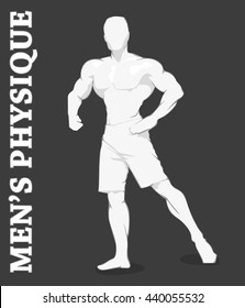 Muscle man silhouette lifting weights fitness icon bodybuilder silhouette gym icon body building
