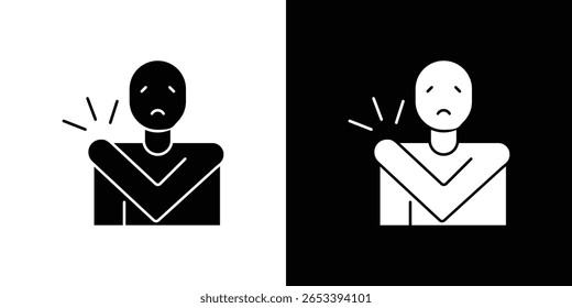 Muscle pain icon Vector scalable graphics