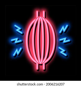 Muscle Pain neon light sign vector. Glowing bright icon Muscle Pain sign. transparent symbol illustration