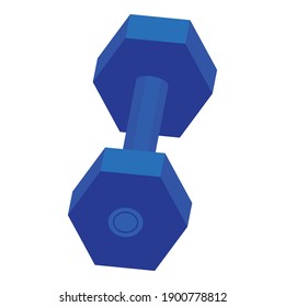Muscles dumbbell icon. Cartoon of muscles dumbbell vector icon for web design isolated on white background
