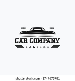 Muscle/vintage car logo design. Awesome a muscle car logo. A muscle car logotype.