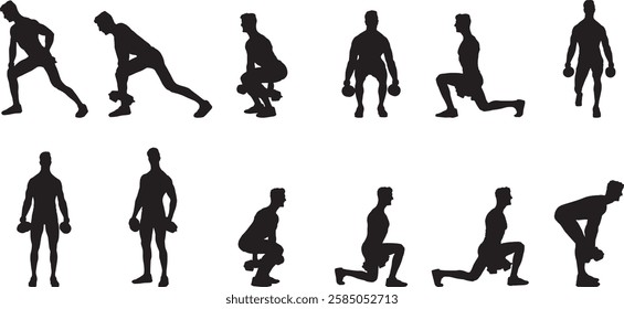 Muscular man hit gym isolated on the white background