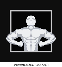 Muscular stone man 