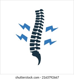 Musculoskeletal disorders icon. Simple editable vector illustration.