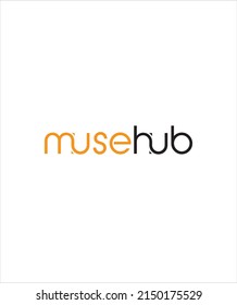 MuseHub modern creative vector logo template