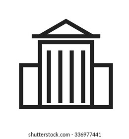 Museum, art, metropolitan icon vector image.Can also be used for building and landmarks . Suitable for mobile apps, web apps and print media.