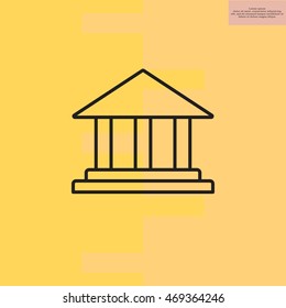 Museum building icon 