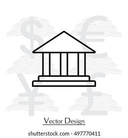 Museum building icon 