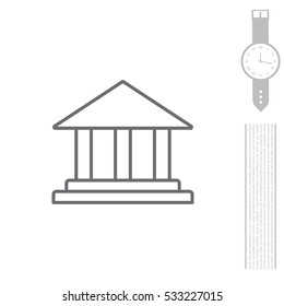 Museum building icon 