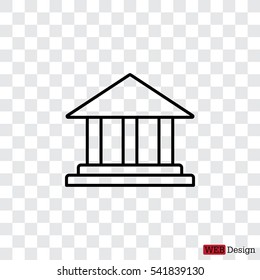 Museum building icon 