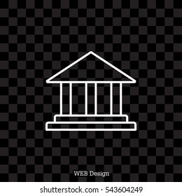 Museum building icon 