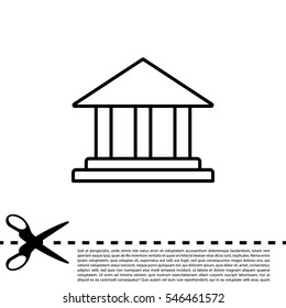 Museum building icon 