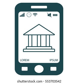 Museum building icon 