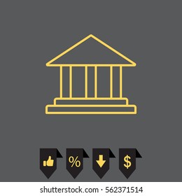 Museum building icon 