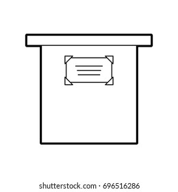 museum column isolated icon