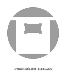 museum column isolated icon