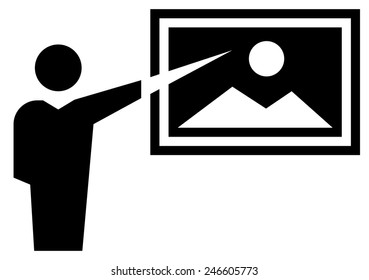 Museum docent icon