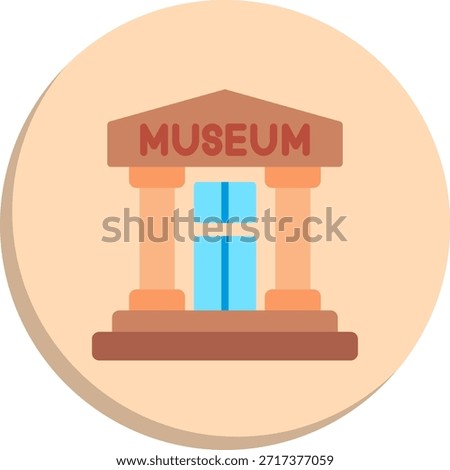 Museum Flat Circle Style Icon