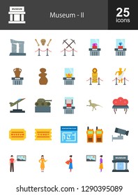 Museum Flat Icons