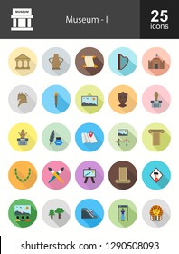 Museum Flat Icons