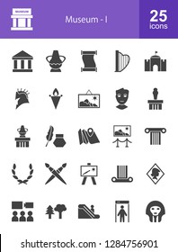 Museum Glyph Icons