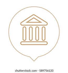 Museum icon - bank icon - cultural icon