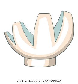 Museum icon. Cartoon illustration of museum vector icon for web