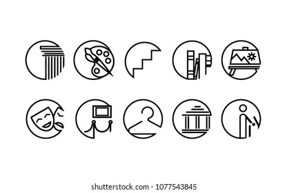 Museum Icon Design 