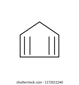 museum icon. Element of building and landmark outline icon for mobile concept and web apps. Thin line museum icon can be used for web and mobile