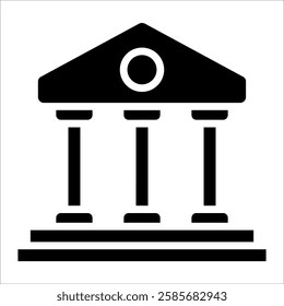 Museum Icon Element For Design
