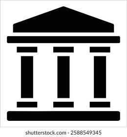 Museum Icon Element For Design