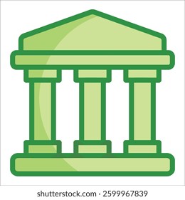 Museum Icon Element For Design