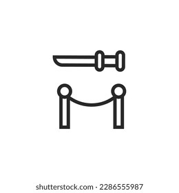 Museum icon, isolated Museum sign icon, vector illustration