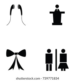 museum icon set