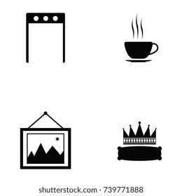 museum icon set