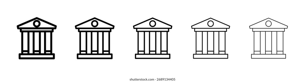 Icono de museo Arte vectorial Ilustración